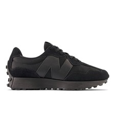 New Balance Men's 327 Sneakers [MS327CTB], Black/Black/White, NEW
