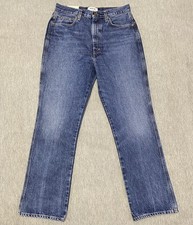 Agolde Jeans Women Size 28 Pinch Waist Jean Medium Wash Blue High Rise Kick Pant