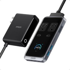 Anker Prime Charging Station 240W 8-in-1 USB C Power Strip 2AC Outlet 5ft|Refurb