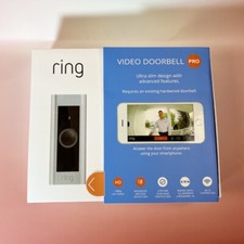 Ring Wired Doorbell Plus (Video Doorbell Pro) 1080p HD WiFi Camera Night Vision (Open box)