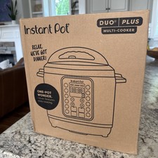Instant Pot IP-DUO Plus 9-in-1 Electric Pressure Cooker - Stainless never opened