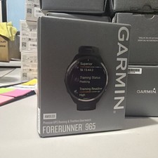 Garmin Forerunner 965 Unisex Smartwatch - Black