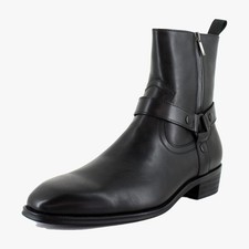 Steve Madden Essen Men's Boots Black Leather Size 13 M