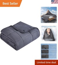 Weighted Blanket 20lbs 60"x80" Queen Size for Adult All-Season Summer Fall Wi...