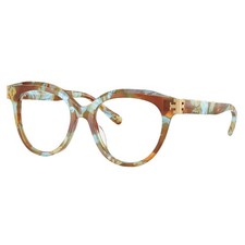 Tory Burch TY 2154U 2017 Blue Honey Tortoise Plastic Phantos Eyeglasses 51mm