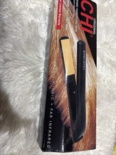CHI 176041 1 inch Ceramic Hair Iron Straightener - Black Open Box Never Used