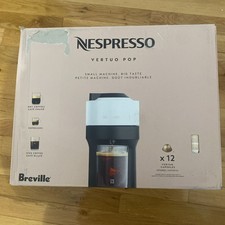 Nespresso Vertuo Pop White Coffee Espresso Maker DeLonghi Compact Brewer (Open box)