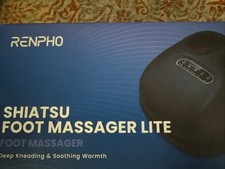 RENPHO RP-FM057R Black Warming Heated Shiatsu Foot Massager Lite