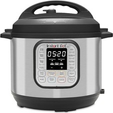 Instant Pot 6 Qt. Stainless Steel Electric Pressure Cooker DUO-60-V3 SILVER