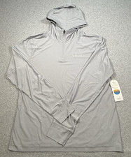 Vuori Uluwatu Hoodie Pullover Long Sleeve Hooded Stretch Gray V1010 Mens XL NWT