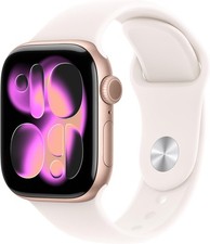 Apple Watch Series 11 42mm GPS Rose Gold w/ S/M Light Blush Sport Band MEU04LW/A (Open box)
