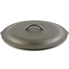 Seasoned Cast Iron Skillet 12 Inch with Lid