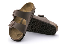 Birkenstock Arizona Birkibuc Suede Footbed Unisex Sandals Mocha