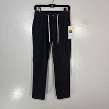Vuori Jogger Pants Womens XS Gray Ripstop Ankle Elastic Waist Pockets VW401