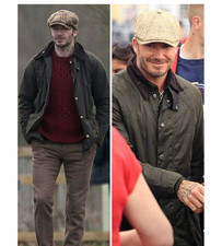 Olive ~ David BECKHAM's Fav ~ BARBOUR Men's ASHBY Wax Cotton Jacket MSRP $425
