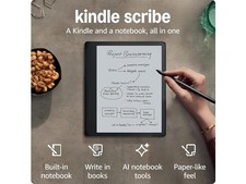 Amazon Kindle Scribe (16GB) 10.2 With built-in AI notebook Premium Pen, Tungsten