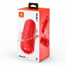 JBL Flip 7 Portable Waterproof Bluetooth Speaker (Red)