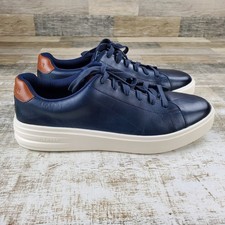 Cole Haan Grand+ Mens Court Shoes Sz 10.5 M Comfort Navy Lace Up Low Top Sneaker (New without box)