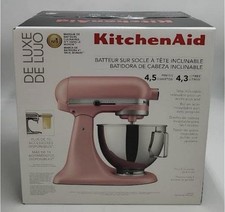 KitchenAid Deluxe Series 4.5 Quart Tilt-Head Stand Mixer - Dried Rose, KSM97DR‼️