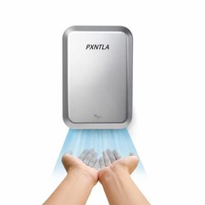 PXNTLA Commercial Hand Dryer 100-130V Fast Dry 10-12 Sec Compact Silver