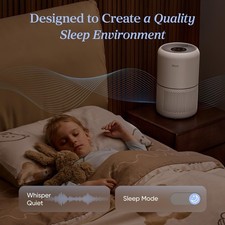 LEVOIT Core 300 Air Purifier, 3-in-1 HEPA Filter, 56W High-Torque Motor, Covers (Open box)