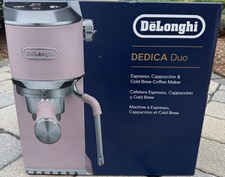 DeLonghi - Dedica Duo Espresso & Cold Brew Machine w/ Milk Frother - Rose