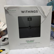 WITHINGS Body Smart Advanced Body Composition Smart WiFi Scale w/HR Black WBS13