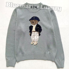 POLO RALPH LAUREN Polo Bear Gray Knit Sweater Men's Size M NWT