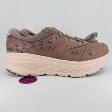 Hoka One One Bondi L Leather BP Vibrant Bloom Running Shoes 'Quartzite' Size 11 (New without box)