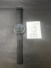 NEW Garmin D2 Air X15 SIlver Bezel with Black Silicone Band Smartwatch