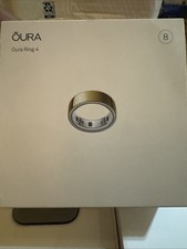 Oura Ring 4 (Oura Ring Gen 4) Fitness Ring - Gold - Size 8 (New other (see details))