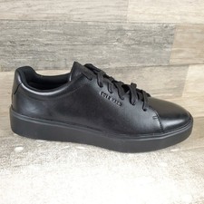 Cole Haan Grand Traveler Mens Shoes Sz 10 M Black Leather Lace-Up Sneakers (New without box)
