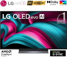 LG 48 Inch Class C5 Series OLED evo 4K UHD Smart webOS TV 2025 (Certified - Refurbished)