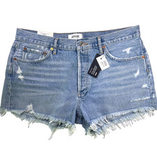 AGOLDE Parker Shorts W31 31 NWT 90s Cutoff High Waist Jorts Festival Cowgirl