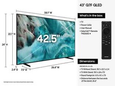Samsung 43 inch Class Q7F Series QLED 4K Vision AI Smart TV (2025) (Open box)