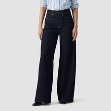 Levi's Women's High-Rise Wide Leg Jeans Retro Rinse Stretch Denim Cotton (New without tags)