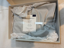 Boll & Branch - Twin XL - Organic Cotton Percale Hemmed Sheet Set - Grey - New