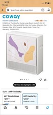 COWAY AIRMEGA 250 Art vanilla Sky Air Purifier for Home Large Room 1,860 ft² HEP (Open box)