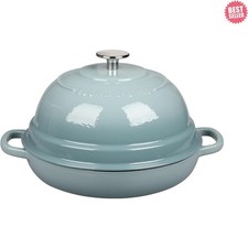 6 Quart Enameled Cast Iron Dutch Oven for Sourdough Bread, Le Creuset with Dual