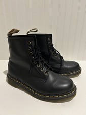 Dr. Martens Air Wair Unisex 1460 Smooth Leather Lace Up Boots, Size US Men 8