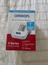 OMRON 3 Series Upper Arm Blood Pressure Monitor One Touch NEW IN BOX BP7100