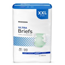 McKesson Ultra Briefs Incontinence Heavy Absorbency Unisex 2XL 12 Count 4 Packs