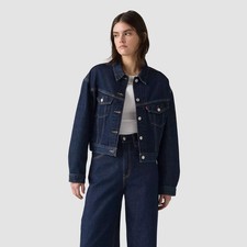Levi Women Shrunken 90 Trucker Jacket - Shaded View L (New without tags)