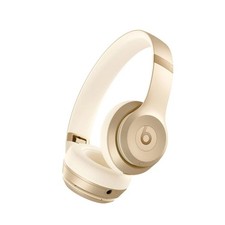 Beats Solo 4 Bluetooth Wireless On-Ear Headphones Gold - Excellent (Excellent - Refurbished)