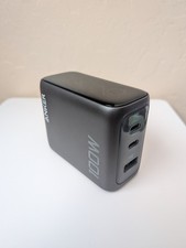 Anker Charger, 100W Max Ultra-Compact 3-Port GaN USB C Charger Block (Open box)