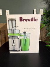 Breville Juice Fountain Cold Centrifugal Juicer, 70 fl oz - Silver BJE430SIL NEW