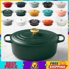 Le Creuset Signature Enameled Cast Iron Oval Dutch Oven 6.75-Qt. +100% Authentic