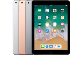 Apple iPad 6th Gen 9.7" 32GB 128GB Silver Gray WiFi or Cellular Unlocked Good (Good - Refurbished)