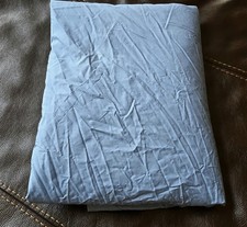 Brooklinen Classic Percale Duvet Cover Blue Full/Queen Ret $199 #560 100% Cotton (New without tags)