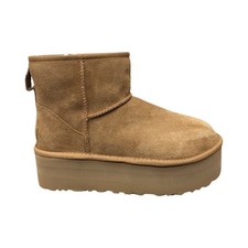 UGG Women's Classic Mini Platform Chestnut Boots 1134991 Size 9